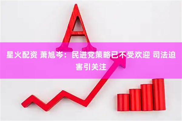 星火配资 萧旭岑：民进党策略已不受欢迎 司法迫害引关注